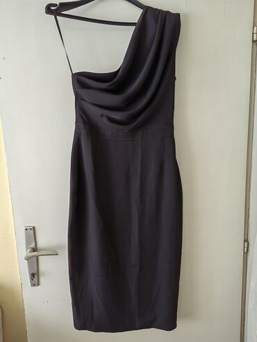uska crna haljina: M (EU 38), bоја - Crna, Večernji, maturski, Drugi tip rukava