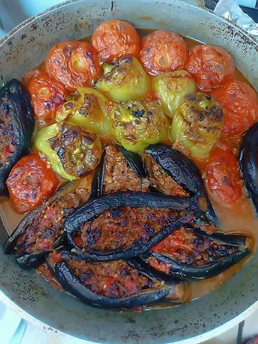 Sifarişlə hazır yeməklər: Aşbaz işi axtarlram - Dolma assortisi: badımcan, pomidor və bolqar — 3
