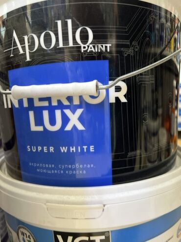 купить натуральный яблочный уксус: Краска для интерьеров Apollo Paint INTERIOR LUX Super White - Тип
