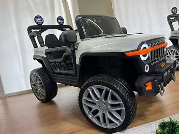 Uşaq üçün elektrik maşınları: 🚙 Yeni Jeep Wrangler BLK 268 – 4x4 Uşaq Elektromobili 🔥 Güclü — 4