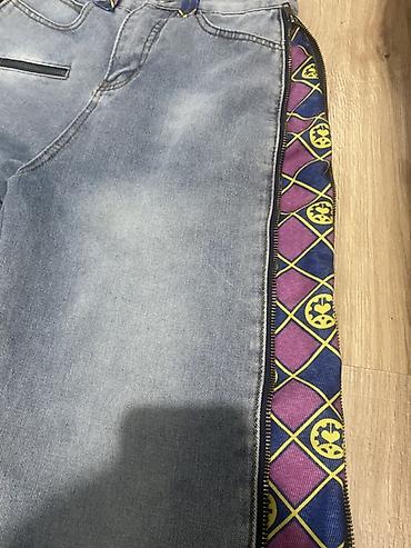Джинсы: Джинсы, Прямые, Высокая талия, На маленький рост, S — 5