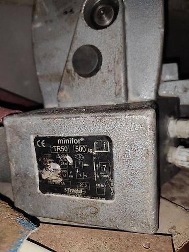 3 tonluq cen: Tractel Minifor TR50 elektrikli qaldırıcı (hoist), az istifadə olunub — 3