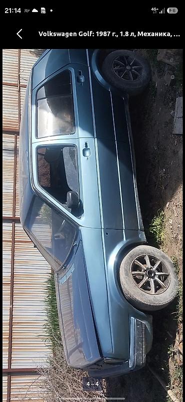Унаа: Volkswagen Golf: 1990 г., 1.8 л, Кол менен иштөөчү, Бензин, Хетчбек — 1