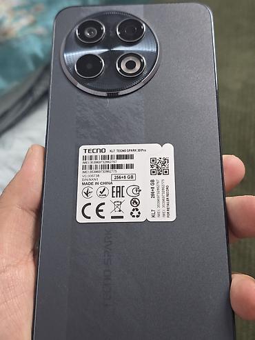 iphone pro max 12: Tecno Spark 30 Pro, Б/у, 256 ГБ, цвет - Серый, 2 SIM — 2