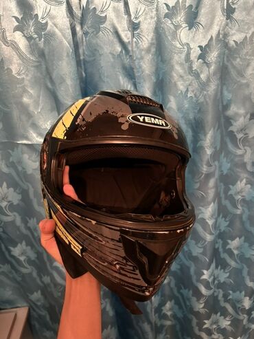 213 mator: YEMA tam üzlü motosiklet dəbilqəsi Bilen bilir Yemadi Zamoknan gelir