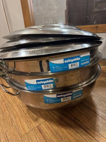 Digər restoran, kafe avadanlığı: Bu qazanlar 2015-ci ildə alınıb və o vaxtdan bəri işlədilməyib (yani