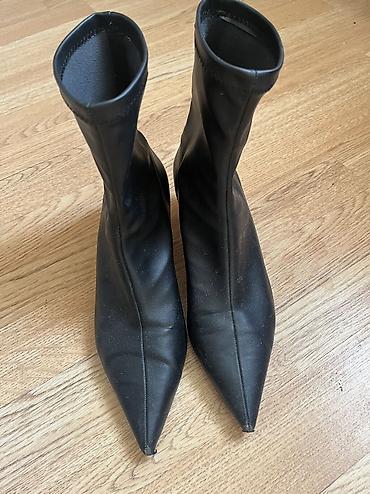 Botinka və botilyonlar: Zara, Ölçü: 37, rəng - Qara, İşlənmiş — 7