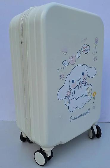 Putni koferi i torbe: Ručni kofer Cinnamoroll – tvrdi ABS - Dizajn: krem bela školjka sa — 7