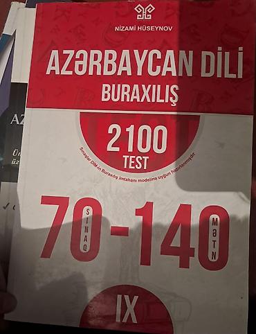 Книги и журналы: Məhsul: Azərbaycan dili – Buraxılış test toplusu Müəllif: Nizami — 1