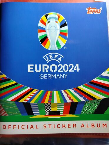 komplet knjiga za 8 razred cena: Prazan album EURO 2024,sa pripadajućim sličicama. Slanje poštom uz