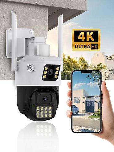 socket 1155: Уличная Wi‑Fi поворотная IP‑камера 4K Ultra HD - Разрешение 4K Ultra — 1