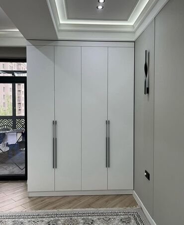 Шкафы для одежды: Мебель на заказ, Элегантный гардероб в современном стиле, выполненный — 34