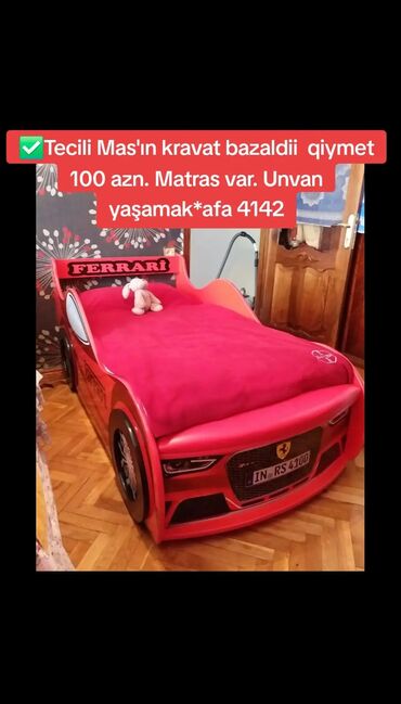 Divan və masa dəstləri: Təknəfərlik çarpayı