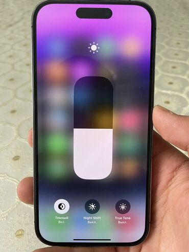 Apple iPhone: IPhone 14 Pro, Б/у, 256 ГБ, Deep Purple, Чехол, Зарядное устройство, Защитное стекло, 89 % — 7