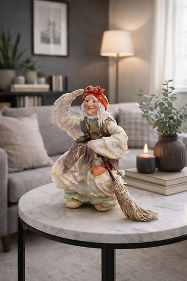 Подарки и сувениры: Баба Яга — подвесная игрушка ручной работы | интерьерный декор — 15