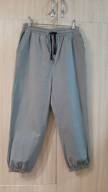брюки палаццо: Брюки 2XL (EU 44), цвет - Серый