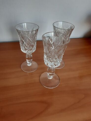 очки фирменные: Набор из 10 бокалов на ножке из прозрачного стекла/хрусталя с