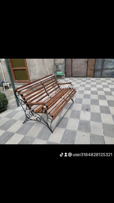 Taburetlər: Sənaye üslubunda bar tabureləri - Oturacaq: təbii ağacdan, yumru — 27