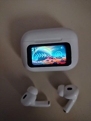 bluetooth qulağlığ: İşlənmiş Simsiz (Bluetooth) Qulaqcıqlar, rəng - Ağ — 1