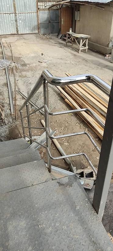 Обшивка лестниц: Перила из нержавеющей стали качественно гарантия у нас работает — 6