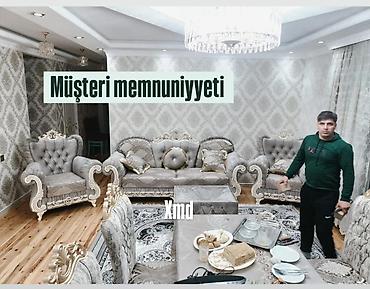 perla mebel qonaq desti: Klassik üslubda qonaq otağı mebel dəsti - Dəst tərkibi: 1 ədəd üçlü — 1