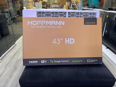 Телевизоры: Новый Телевизор Hoffmann Led 43" FHD (1920x1080), Бесплатная доставка, Доставка в районы