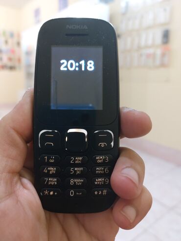 Nokia: Nokia 105 4G, rəng - Qara, Düyməli, İki sim kartlı