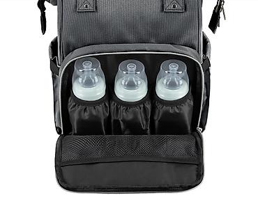 satovi rs: KikkaBoo Torba za mame Siena premium – dark grey (Šifra: KKB2) — 10