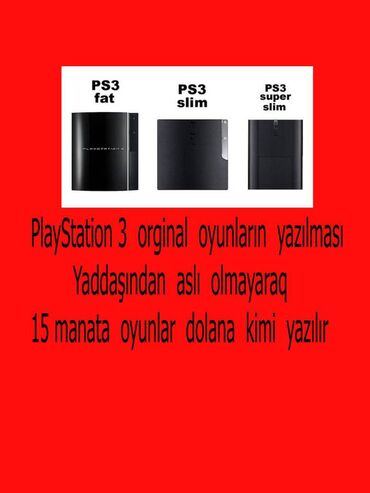 komputer oyunu: PlayStation3 butun modellere orginal oyunlarin yazilmasi Therma pasta