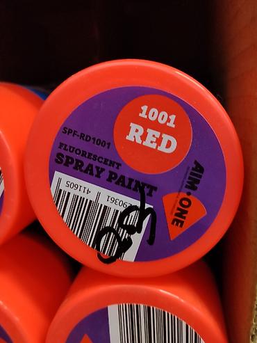 orange: Флуоресцентная аэрозольная краска AIM-ONE - Тип: Fluorescent Spray — 2