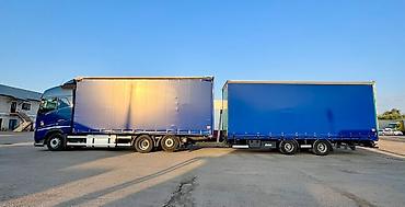 Прицепы и полуприцепы: Прицеп, Volvo, Шторный, от 12 т, Б/у — 8