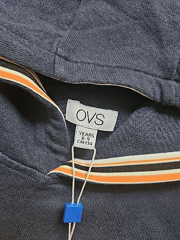 nike tech fleese: Детское худи OVS Kids - Цвет: темно-синий - Принт/аппликация — 5