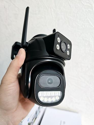 ptz kamera: 2 kamera Wi‑Fi PTZ açıq hava təhlükəsizlik kamerası - İki antenli — 3