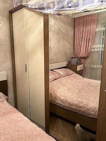 Qonaq otağı dəstləri: Mebel dəsti - Künc divan: yumşaq parça üzlü, bej rəngdə, dekorativ — 3