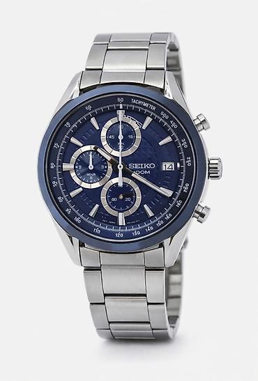 Другие наручные часы: Часы Seiko хронограф, сталь. - Корпус и браслет: нержавеющая — 1