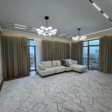 flat osh: 4 комнаты, 155 м², Асанбай мкр Элитка, 12 этаж, Дизайнерский ремонт — 7