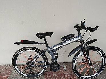 Dağ velosipedləri: Sport-Time dağ velosipedi - Qatlanan alüminium tipli gövdə - Ön — 14