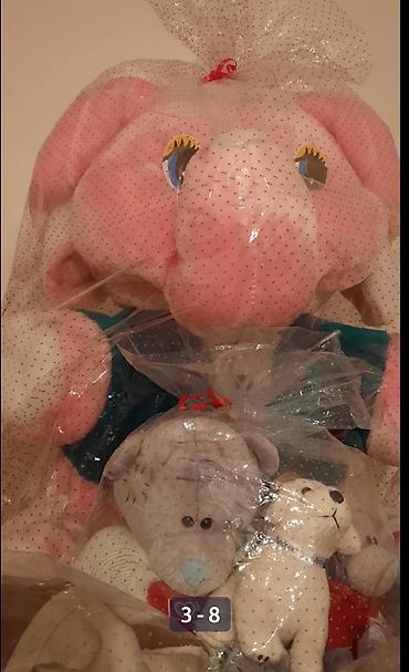 Игрушки: 🎁НОВЫЙ БОЛЬШОЙ МЕТРОВЫЙ СЛОН. В ПОДАРОЧНОЙ ОБЁРТКЕ-3000 СОМ — 1