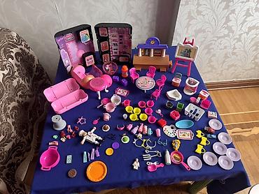 Игрушки: Uşaq üçün böyük kolleksiya – miniatür oyuncaq aksesuarları və mebel — 2