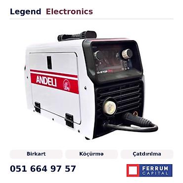 acar desti: Elan başlığı: Qaynaq yarım avtomatı Andeli MIG‑270 Pro Elan mətni — 1