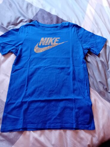 kratke majice i šortsevi za fitnes: Nike, L (EU 40), bоја - Tamnoplava