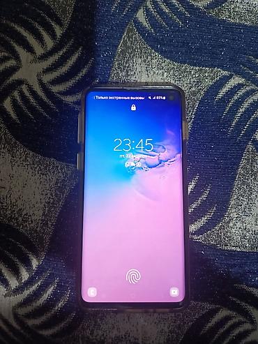samsung s19: Samsung Galaxy S10, Б/у, 128 ГБ, цвет - Черный — 3
