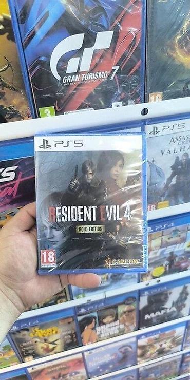 rezident evil: PS5 oyun diski "Resident Evil 4 Gold Edition" Hər bir məhsula zəmanət — 1