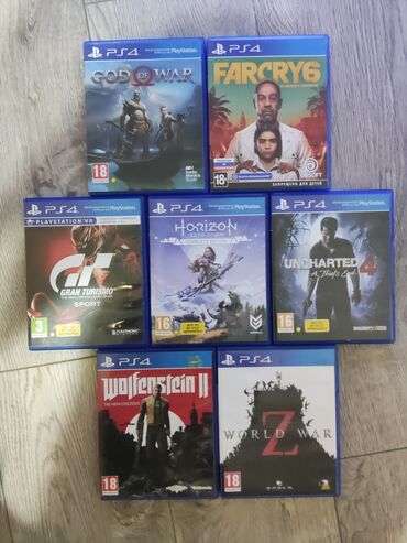 playstation ucuz: PS4 üçün orijinal disk oyunlar toplusu. biri 15-20 azn, bidene Far cry