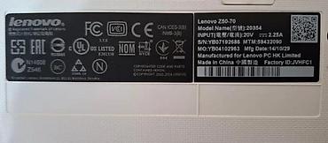 Lenovo: Lenovo Z50-70 Šifra proizvoda: L-1119 Status: Rezervisan Lenovo — 8