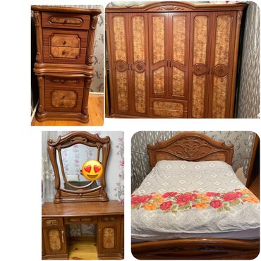 продажа офисной мебели бу: İkinəfərlik çarpayı, Termo, Dolab, 2 tumba, Malayziya, İşlənmiş