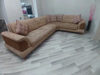 Qonaq otağı dəstləri: Künc divan, İşlənmiş, Açılan, Bazalı