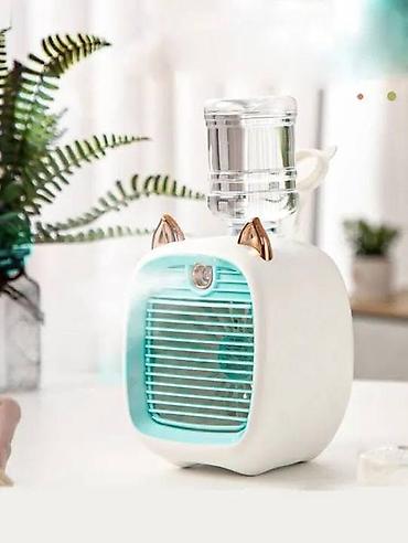Mini prenosivi ventilatori: Prenosivi mini ventilator sa raspršivačem vode i mačijim ušima je — 5