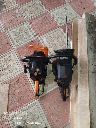 elektrik mişarı satılır: Benzinli mişar dəsti – 2 ədəd. yaxşı işləyir tek tek — 2