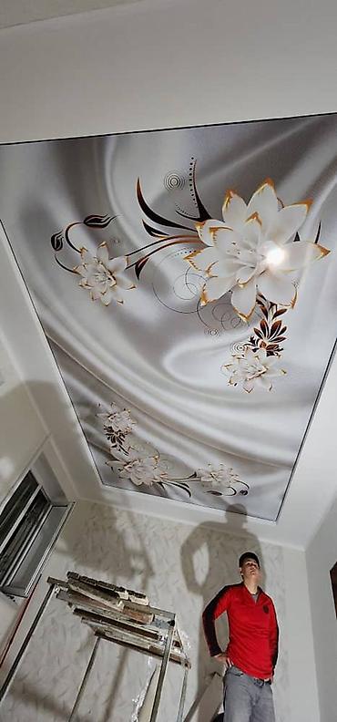 Натяжной потолок: Натяжной потолок Матовое, 3D потолки, Глянцевое Бесплатная консультация, Демонтаж, Бесплатный замер — 18